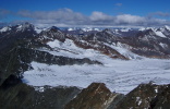 Gurgler Ferner Gletscher in den Ötztaler Alpen.